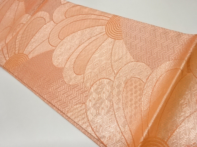 佐賀錦花模様織出し袋帯